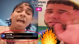 Ozuna hace live y Anuel AA comenta, hay riña si o no?