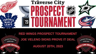 DETROIT RED WINGS 2023 PROSPECT TOURNAMENT ROSTER | JOE VELENO & WHERE HE FITS ON THE ROSTER