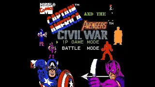 [NES] Captain America and The Avengers: Civil War - boss battles