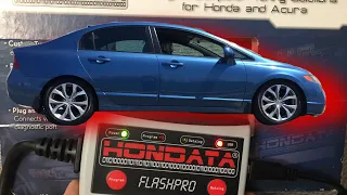 Finally Tuning my R18 Turbo Civic (Hondata Flashpro)