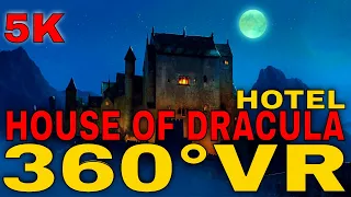 360° VR Horror House of Dracula Hotel Acasa la Dracula Visit Romania Tur 5K 3D Virtual Reality HD 4K