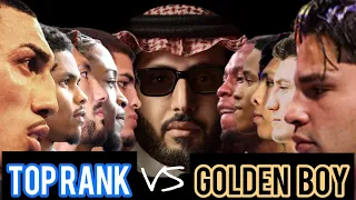 (AWESOME) Top Rank Vs Golden Boy 5 on 5 Turki Alalshikh Plans To Showcase Teofimo Vs Ryan Garcia