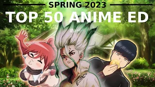 🍀My Top 50 ANIME Endings - Spring 2023🌈