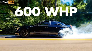 4 minutes of BRUTAL Cammed CTS V Exhaust - Exhaust Sound, POV, Accelerations & Fly-By's | DriveHub