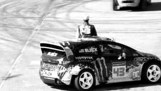 DC SHOES: KEN BLOCK'S GYMKHANA FIVE; TEASER 1, THE BARGE HOONIGAN