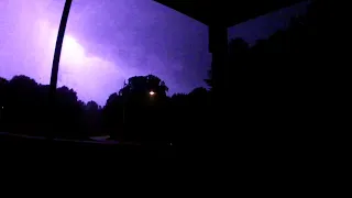 Strong Storm with INTENSE Lightning! - 7-28-2020 (Porch)