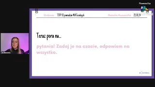 Webinar - TOP 10 pewniaków MATuralnych