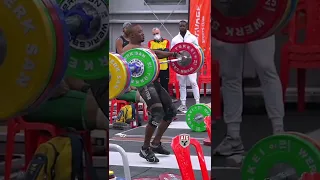 Snatch world record holder Lesman Paredes 96kg  snatching 175kg 385lbs! #weightlift #shorts