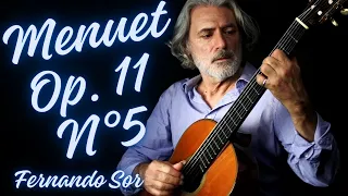 Menuet Opus 11 N°5 - Fernando Sor