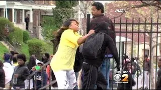 Mother Displays Tough Love During Baltimore Riots
