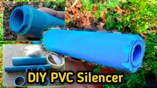 How to make DIY PVC Silencer/Suppressor (threaded/removable)
