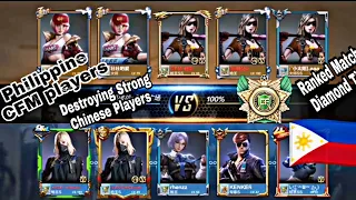 Team Philippines Destroying Strong chinese players In CF mobile china