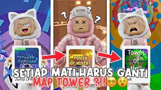 SETIAP MAT1 HARUS GANTII TOWER!! 🤯😬 Main di 10 Tower Berbedaa ⁉️😵‍💫 | Roblox Indonesia 🇮🇩 |