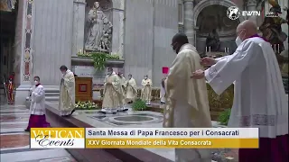 LIVE | Santa Messa Papa Francesco per i Consacrati | 2 Febbraio 2021