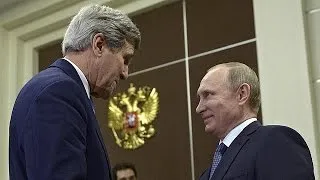 Путин угостил Керри крымским вином и "разъяснил ему свою позицию"