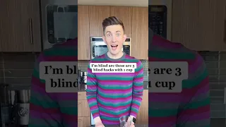 3 blind hacks with 1 cup #shorts
