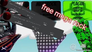 roblox slap battles how to get free mega rock