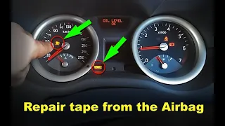 How to fix tape airbag Renault Megane II - now with better music ;-)