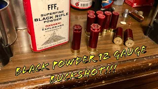 Black Powder 12 Gauge With Paper Hulls!