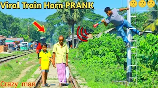 Update Viral Train Horn Prank 2022 || Best Of Train Horn Prank Reaction on Public Razu prank tv