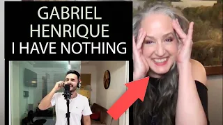 Voice Teacher Reaction to Gabriel Henrique - I Have Nothing (Whitney Houston)