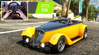 Vapid Hotknife Roadster - GTA V | Logitech G29 🔥 Reshade RTX + Graphic Mod