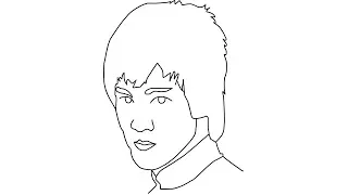 How To Draw Bruce Lee Face | Easily Step By Step | Learn Drawing