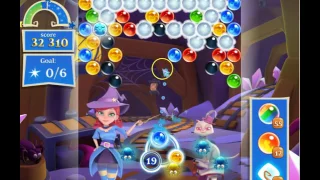 Bubble Witch 2 Saga Level 1671 with no booster & 6 bubbles left