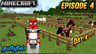 Minecraft Pocket Edition Gameplay  | Making Animal Farming | Episode 4 | Tamil | George Gaming |