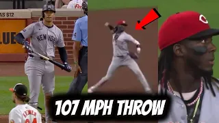 Elly De La Cruz 107 MPH Throw! Fastest Throw In MLB History + Juan Soto TAUNTS Orioles After Homer!