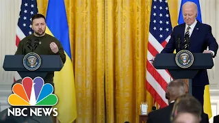 Watch Full Remarks As Biden, Zelenskyy Unite In Support Of Ukraine