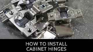 How To Install Cabinet Door Hinges