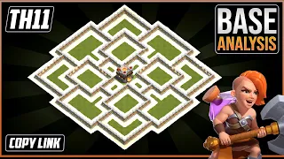 THE NEW BEST TH11 HYBRID/TROPHY Base 2022!! COC Town Hall 11 Trophy Base Design - Clash of Clans