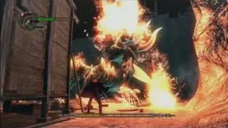 Devil May Cry 4 Xbox 360 Gameplay - Boss Fight (HD)