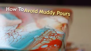 How To Avoid Muddy Acrylic Pour in your acrylic painting in under 3 minutes!