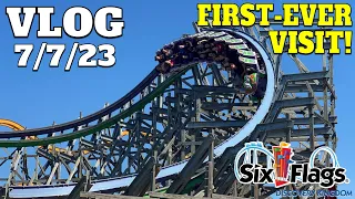 First Time EVER at Six Flags Discovery Kingdom! | Vlog 7/7/23