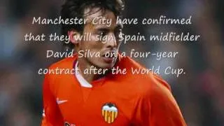 David Silva signs for Manchester City