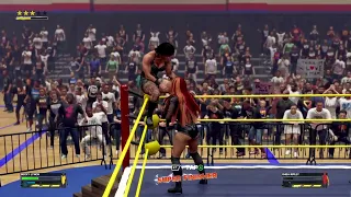 wwe 2k24 | Becky Lynch SUPER finisher vs Judgement days rhea Ripley  |  Avalanche manhandle slam