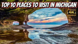 Top 10 places to visit in Michigan (4K) - Travel Video