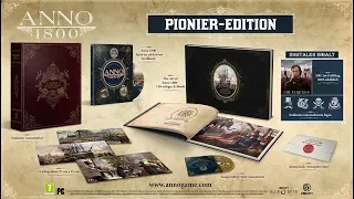 ANNO 1800 - Pioneers Collectors Edition UNBOXING | Gebrüder Games