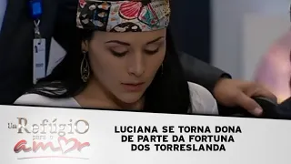 Um Refúgio Para O Amor: Luciana se torna dona de parte da Fortuna Torreslanda.