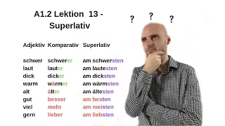 Deutschkurs A1.2 Lektion 13 - Superlativ