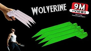 How to Make Wolverine Claw from Paper? / X-MEN (Wolverine claws)