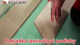 Laminátová podlaha Egger a nový zámek Unifit ukázka pokládky