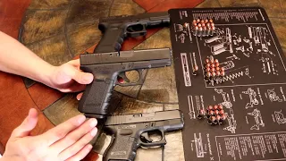 Glock 22 - Glock 23 - Glock 27 .40 Cal Comparison Video