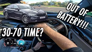 2019 BMW 530E DRIVING POV/REVIEW // OUT OF BATTERY!!!