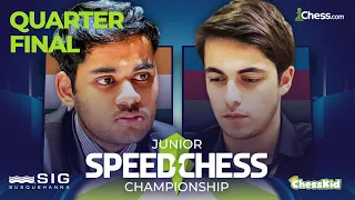 Erigaisi vs. Muradli | Quarterfinal | Junior Speed Chess Championship 2022