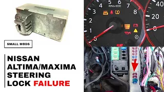 Nissan Altima - Maxima steering lock failure - DYI fix & recall