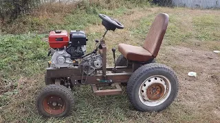 Tractor. Homemade.