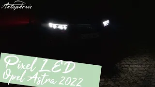 2022 Opel Astra L: IntelliLux LED Pixel Licht Test [4K] - Autophorie Extra